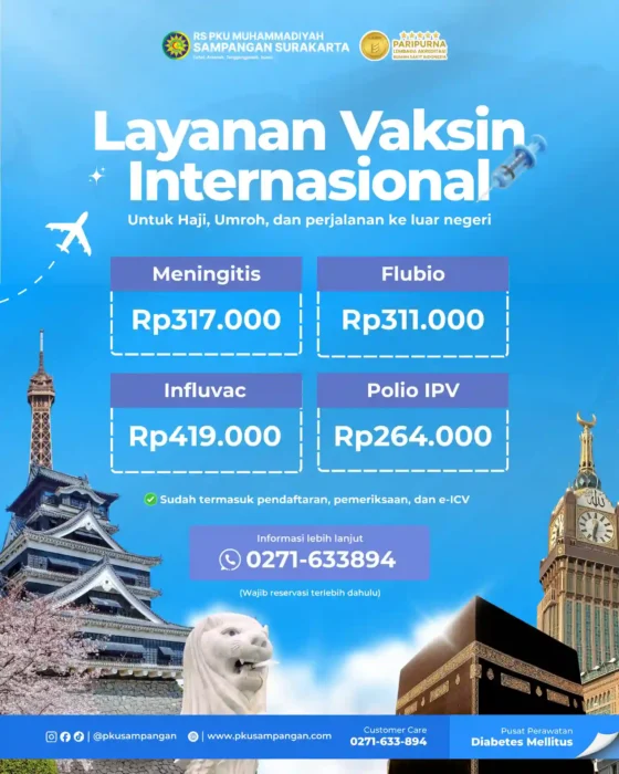 vaksin internasional umroh haji di solo