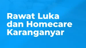 Perawatan luka diabetes oleh tim DM Center RS PKU Muhammadiyah Sampangan Surakarta untuk pasien Karanganyar